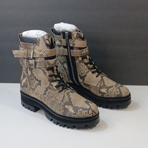 Dolce Vita Paline snake print leather boots